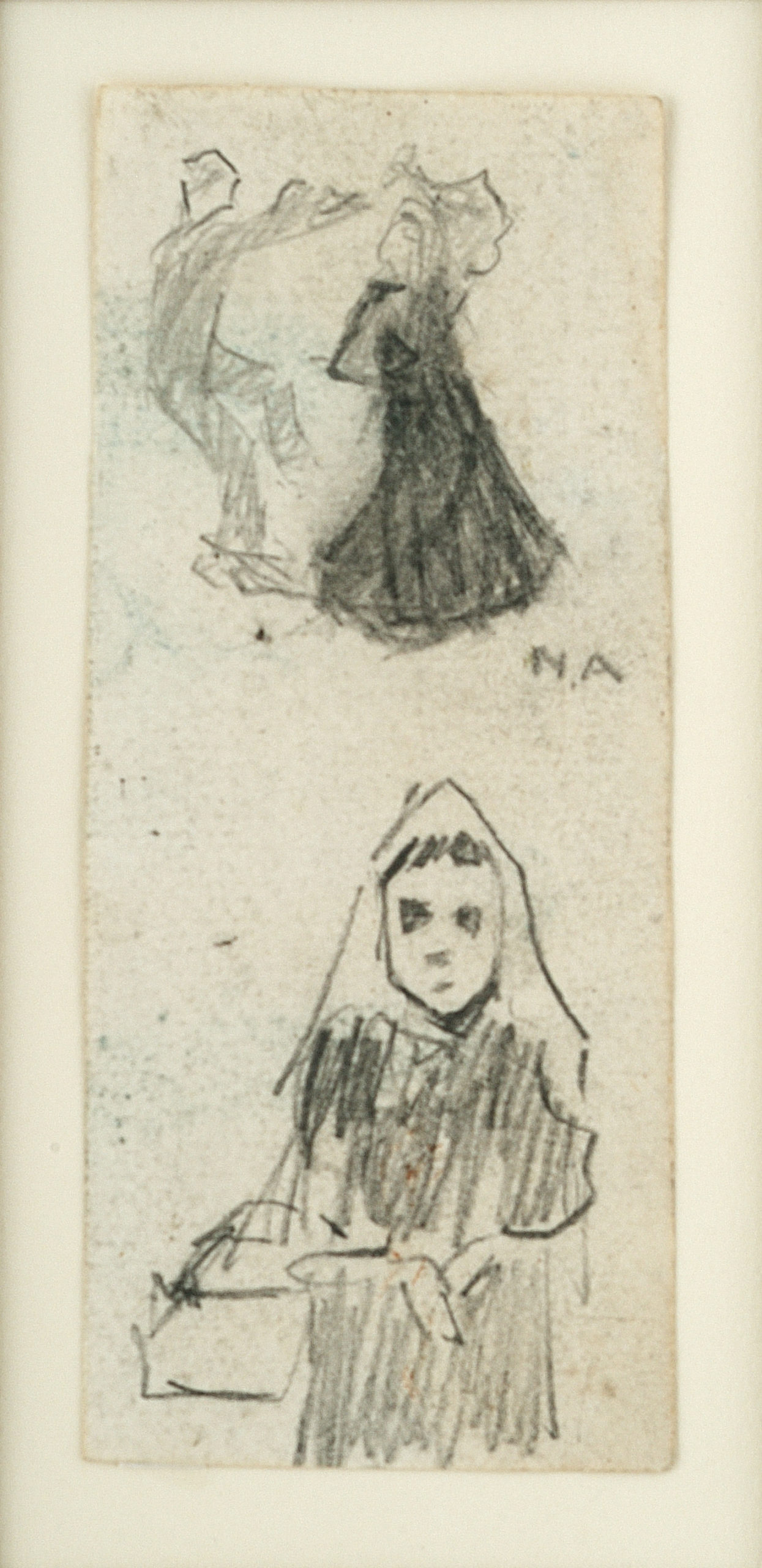 Dancing Couple and Seated Woman