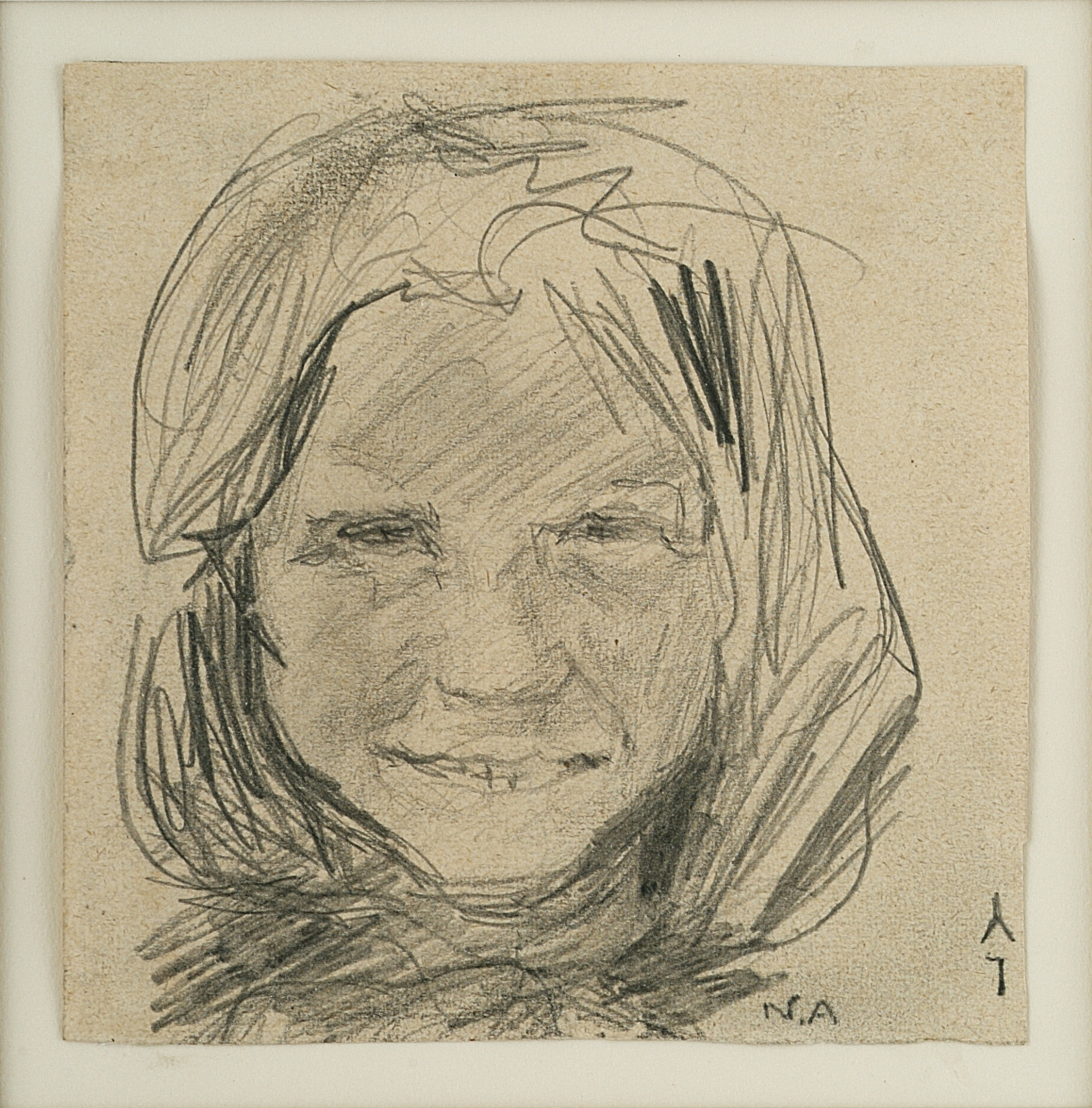 Smiling Girl’s Head