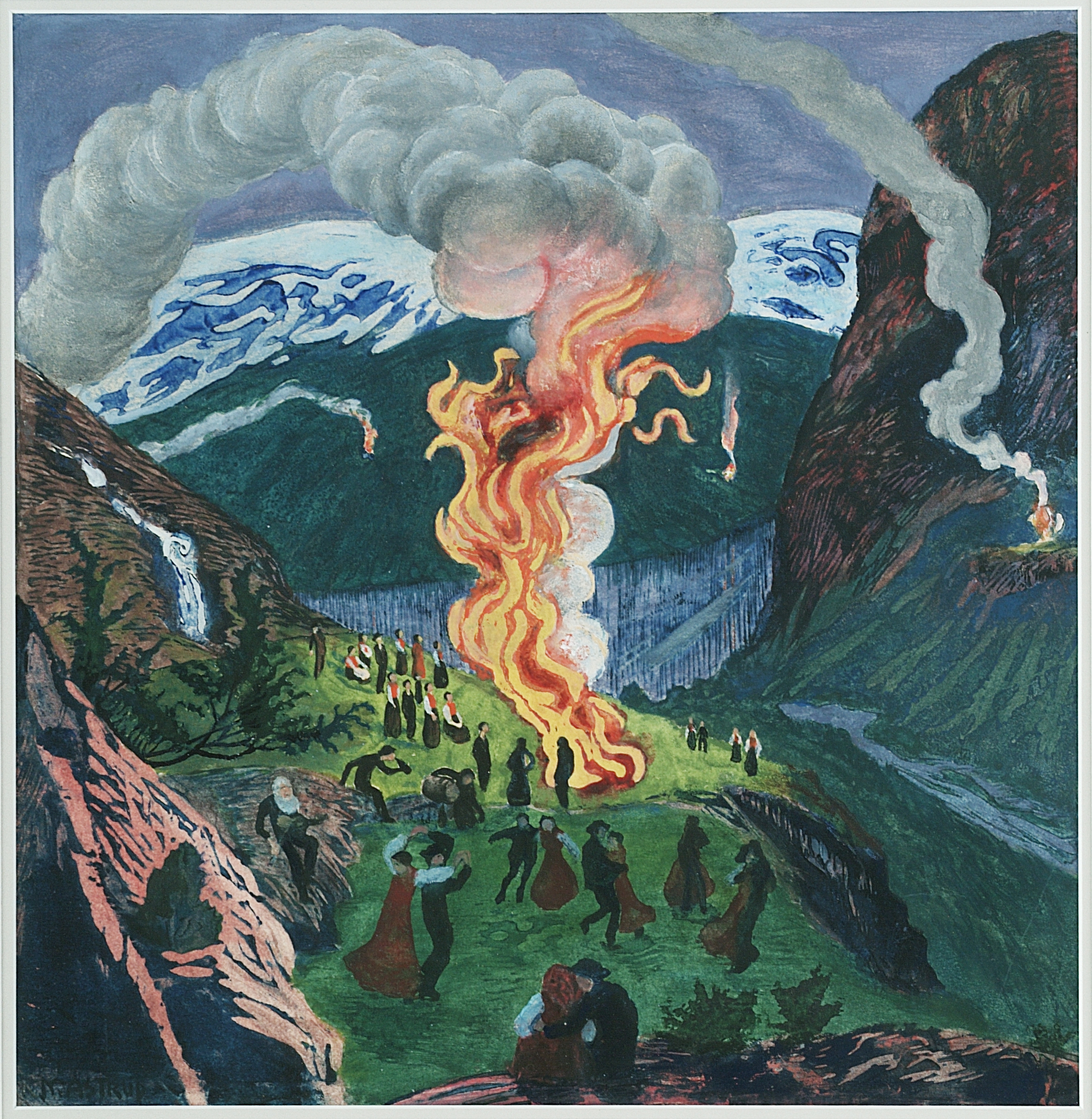 Midsummer Night Bonfire