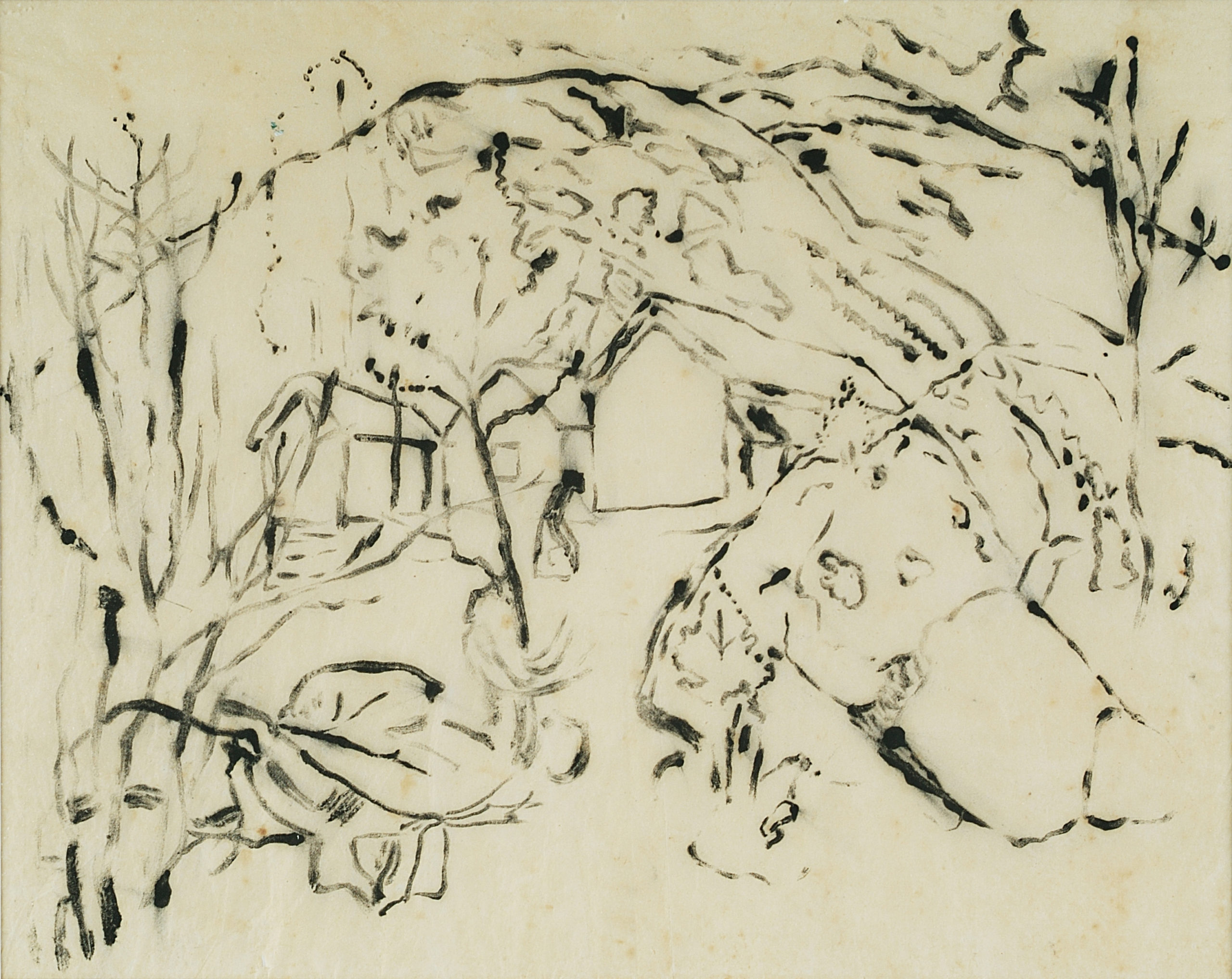 Study for/after Spring Mood by the Cotter’s Farm