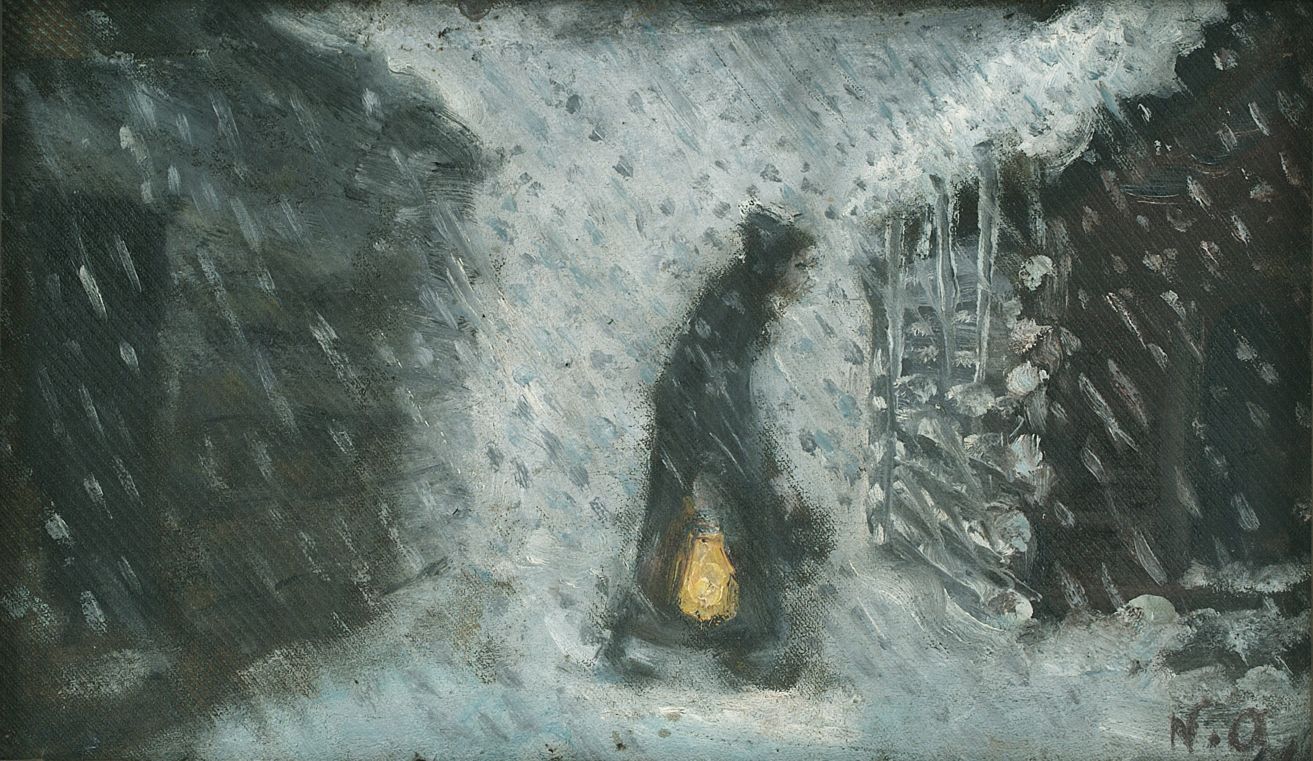 The Old Woman with the Lantern