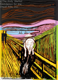 Andy Warhol, The Scream (after Munch)
